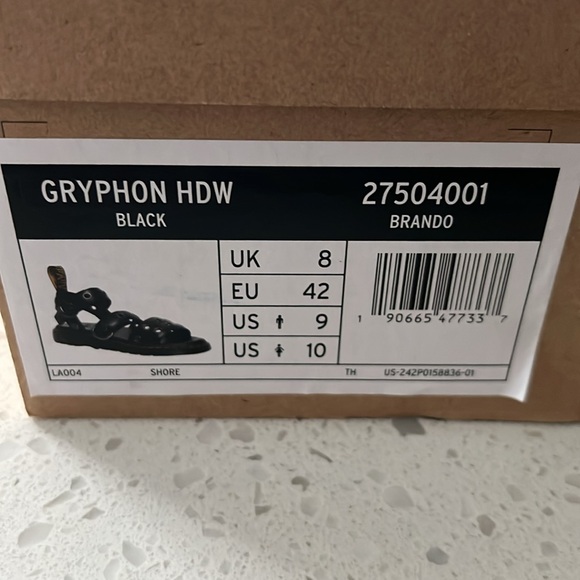 Dr. Martens Black Sandals with Silver Accents - Picture 4 of 4